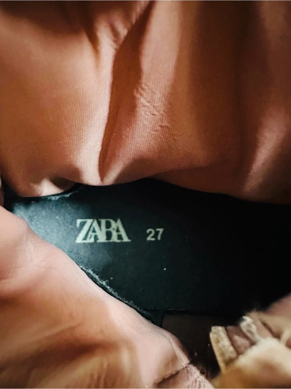 ZARA Girl Cute Boots Size US 10 (EUR 27) Light Pink Very Comfortable